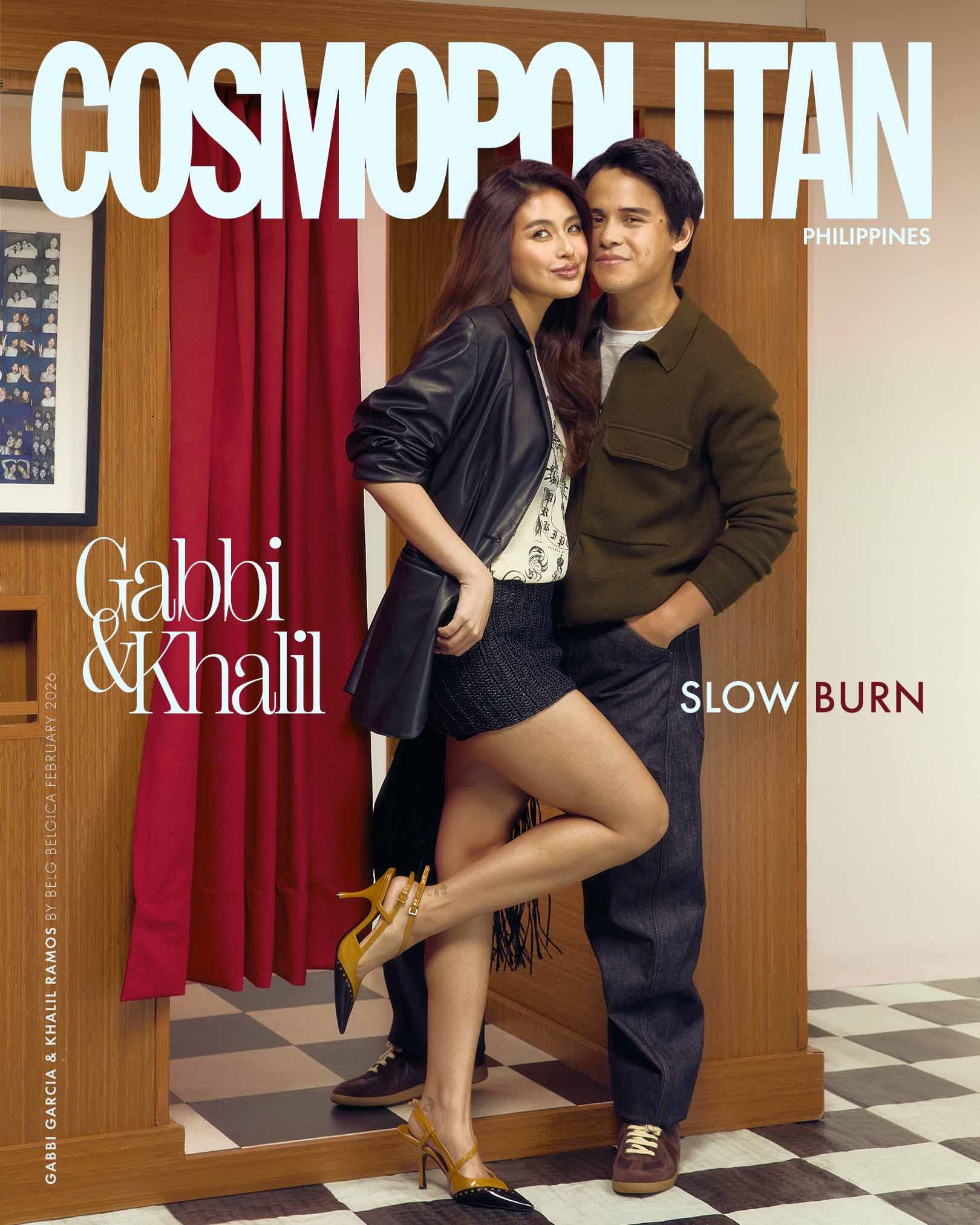 cosmopolitan philippines february cover: gabbi garcia and khalil ramos